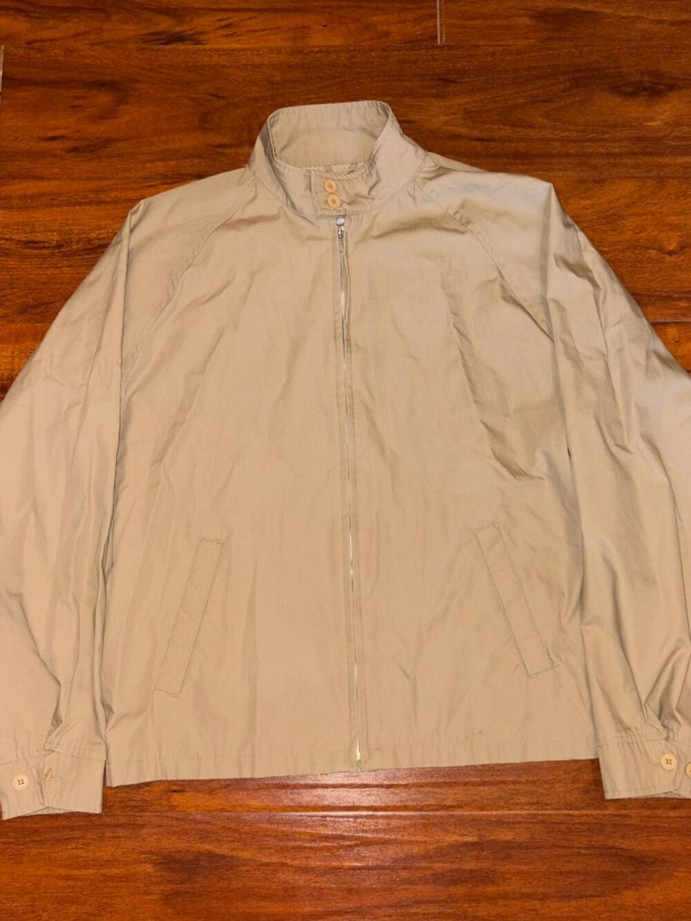Vintage 90s Masterpiece Apparel Old Money Bomber Jacket Cotton blend (L)